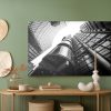 Canvas Wall Art: Modern Skyscrapers in Black and White – Urban Perspective from the Ground Up - Image 5