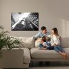Canvas Wall Art: Modern Skyscrapers in Black and White – Urban Perspective from the Ground Up - Image 7