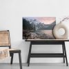 Canvas Wall Art: Mountain Landscape at Dusk – Nature, Stones, and Snowy Peaks - Image 5
