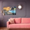 Canvas wall art: Sunset over the sea – rocky coast and golden reflections - Image 4