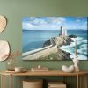 Canvas wall art: Path to the lighthouse – turquoise sea and blue sky - Image 5