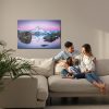 Canvas wall art: Mountain lake at sunrise – artistic harmony of nature - Image 6