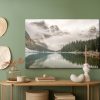 Canvas wall art: Moraine Lake in the clouds – nature in perfect harmony - Image 4