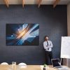 Canvas wall art: Skyscrapers in Shanghai – modern city perspective - Image 2