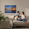 Canvas Wall Art: Manhattan at Night – The Glow of the Metropolis by the Water - Image 7