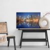 Canvas Wall Art: Manhattan at Night – The Glow of the Metropolis by the Water - Image 6