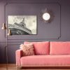 Canvas wall art: Eiffel Tower in black and white – perspective from the base - Image 3