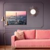 Canvas Art: Paris Skyline with the Eiffel Tower at Sunset - Image 3