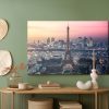Canvas Art: Paris Skyline with the Eiffel Tower at Sunset - Image 4