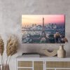 Canvas Art: Paris Skyline with the Eiffel Tower at Sunset - Image 2