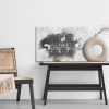 Artistic Canvas Wall Art: Notre Dame in the Mist – Parisian Elegance - Image 5