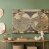 Canvas Art: Antique World Map – Vintage Retro Decoration - Image 5