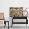 Canvas Art: Antique World Map – Vintage Retro Decoration - Image 6