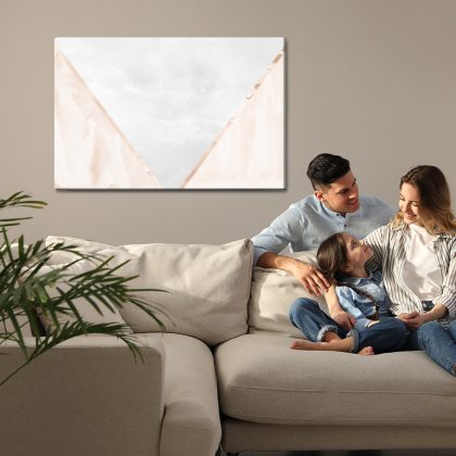 Obraz na płótnie pastelowa abstrakcja geometryczna