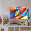 Abstract Canvas Art: Colorful Energy – A Modern Play of Light and Form - Image 3