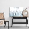 Modern canvas wall art: Forest in the mist under the moon – elegant decoration for the living room - Image 5