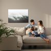 Modern canvas wall art: Mountain forest in the mist – minimalist decoration for the living room and office - Image 7