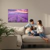 Canvas wall art: Lavender Fields at Sunset – romantic landscape for your living room - Image 7