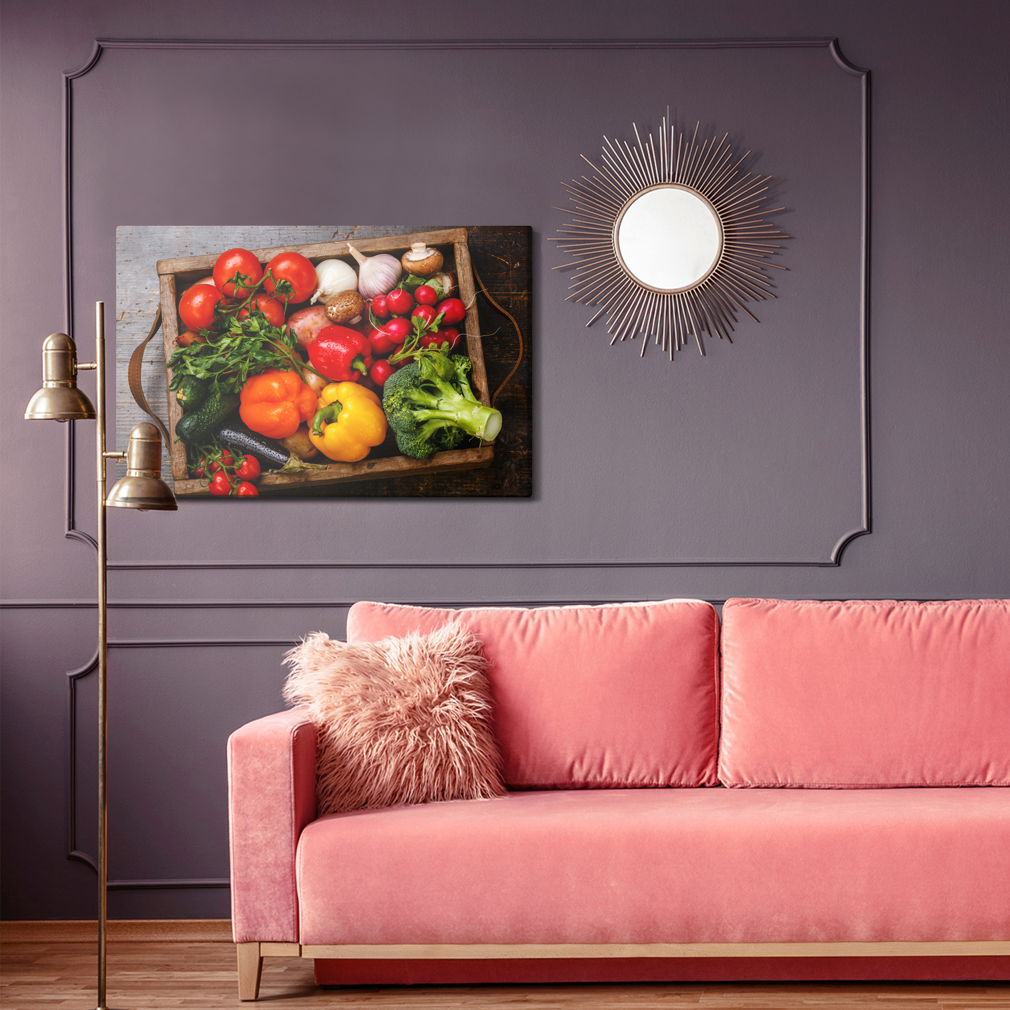 Colorful Vegetables in a Crate – Appetising Canvas Wall Art for Kitchen and Dining Area - Image 5