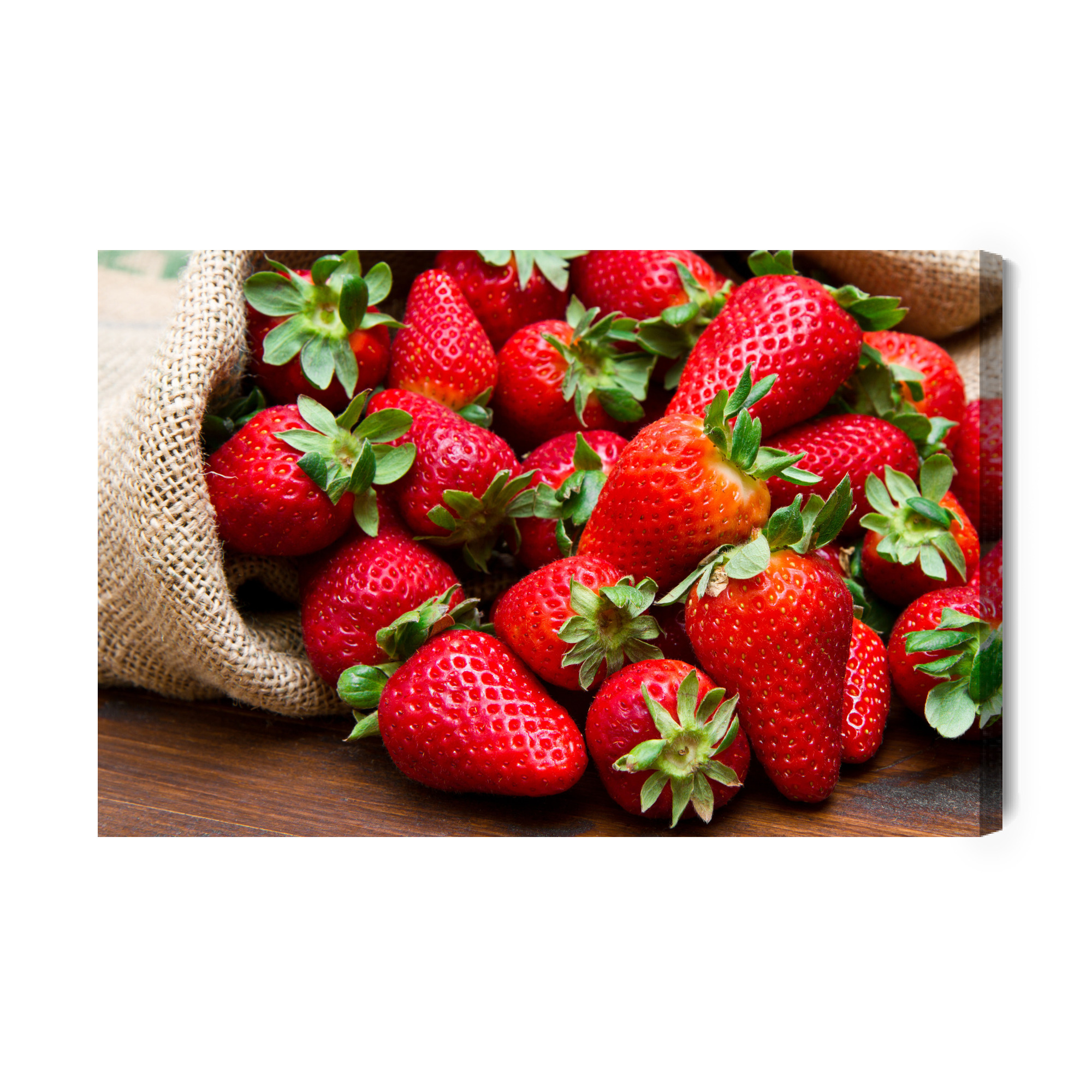Juicy Strawberries – Canvas Wall Art for Kitchen, Dining Room and Living Room - Image 2