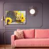 Canvas wall art: Sunflowers, seeds and oil – warm decoration for kitchen and dining room - Image 4