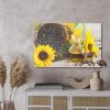 Canvas wall art: Sunflowers, seeds and oil – warm decoration for kitchen and dining room - Image 3