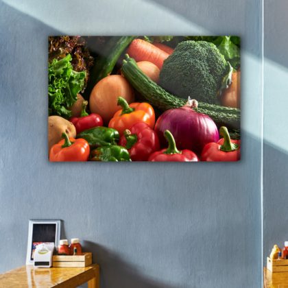 Canvas print colorful vegetables fresh composition