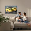 Canvas Art: Yellow Sports Car – Power, Style and Energy - Image 7