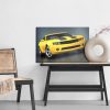 Canvas Art: Yellow Sports Car – Power, Style and Energy - Image 6