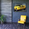Canvas Art: Yellow Sports Car – Power, Style and Energy - Image 2