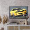 Canvas Art: Yellow Sports Car – Power, Style and Energy - Image 3
