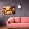 Canvas Wall Art: Abstract Human Faces in Warm Colors - Image 3