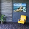 Canvas wall art: Path to the lighthouse – turquoise sea and blue sky - Image 2