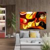 Canvas Wall Art: Abstract Human Faces in Warm Colors - Image 2