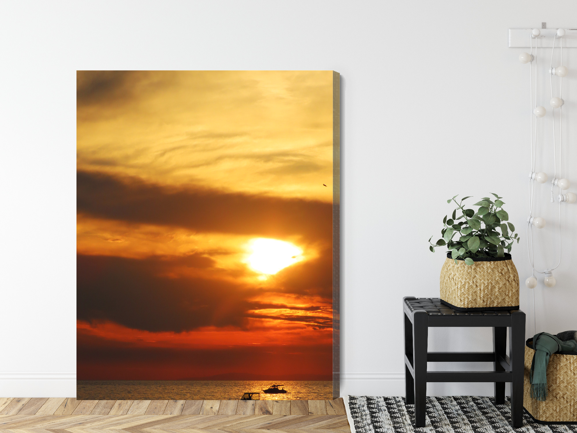 Elegant Canvas Print: Fiery Sunset over the Sea – for Living Room - Image 9