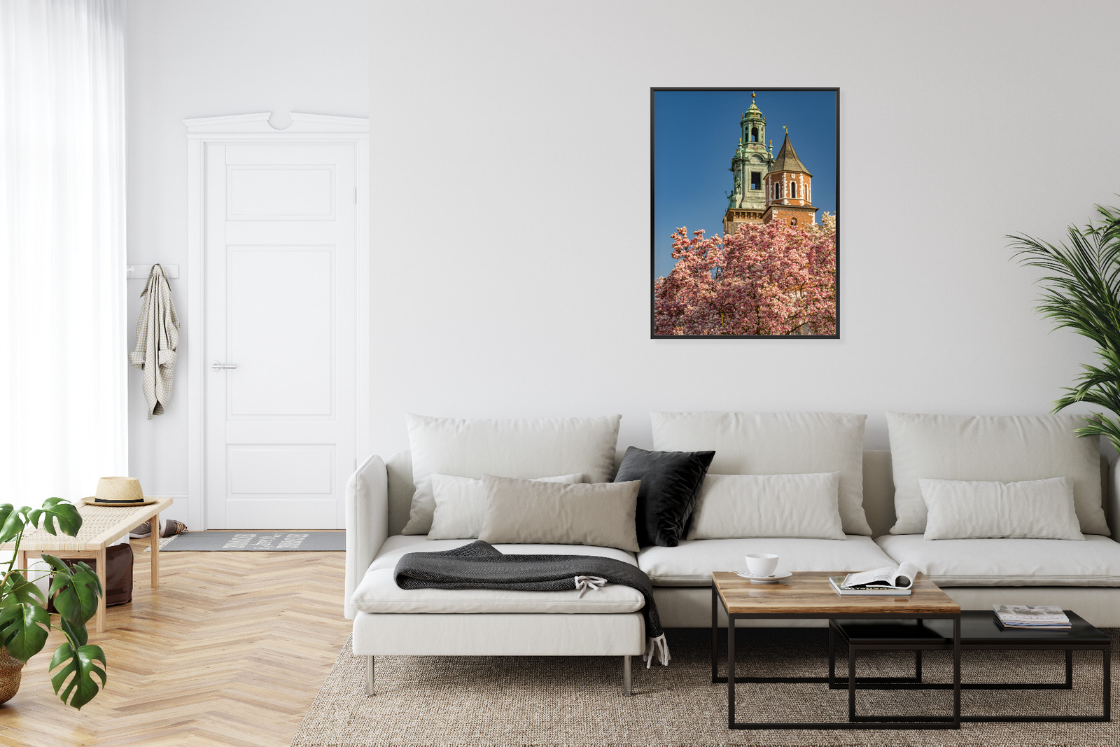 Poster Krakow: Wawel among blooming magnolias - Image 5