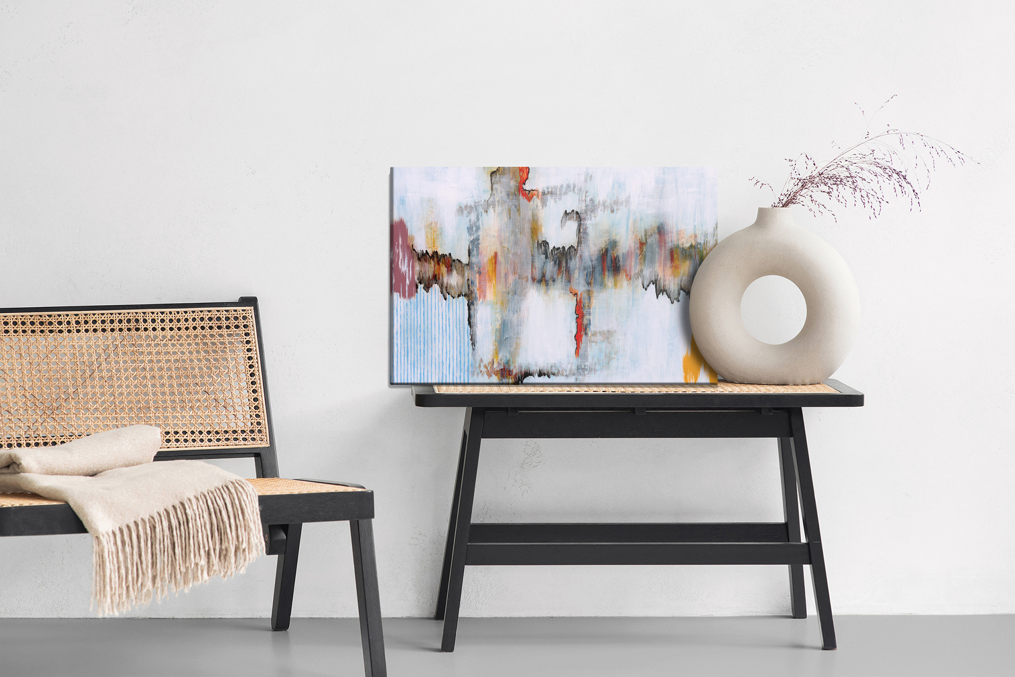 Canvas Print Abstract with a Red Accent - Image 6