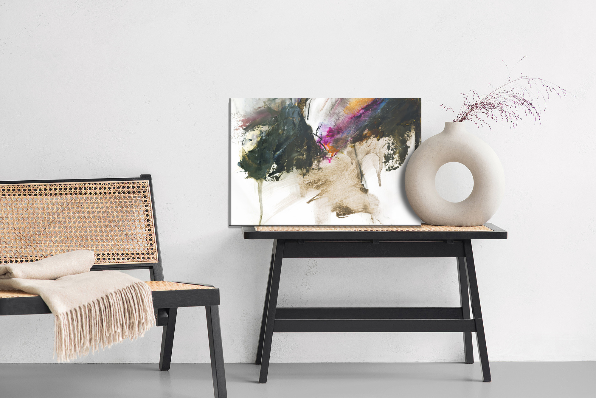 Obraz na płótnie Abstrakcja Barwny przełom - obrazek 9