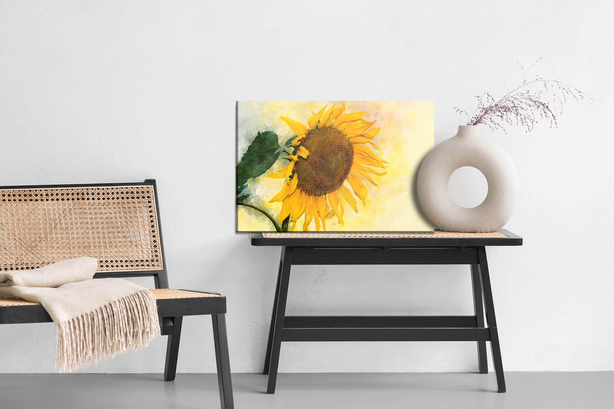 Leinwandbild Sonnenblume voller Wärme – Bild 6