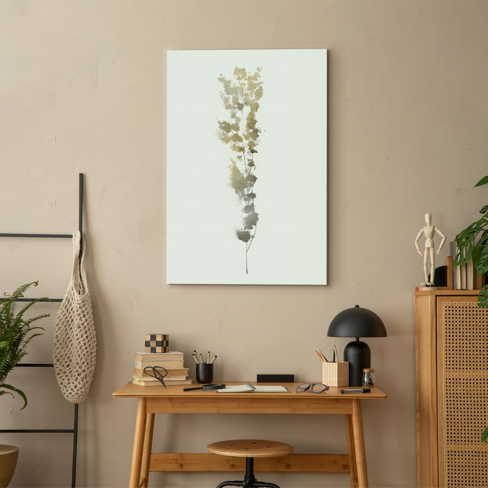Canvas Print Subtle Branch in Beige Tones - Image 5