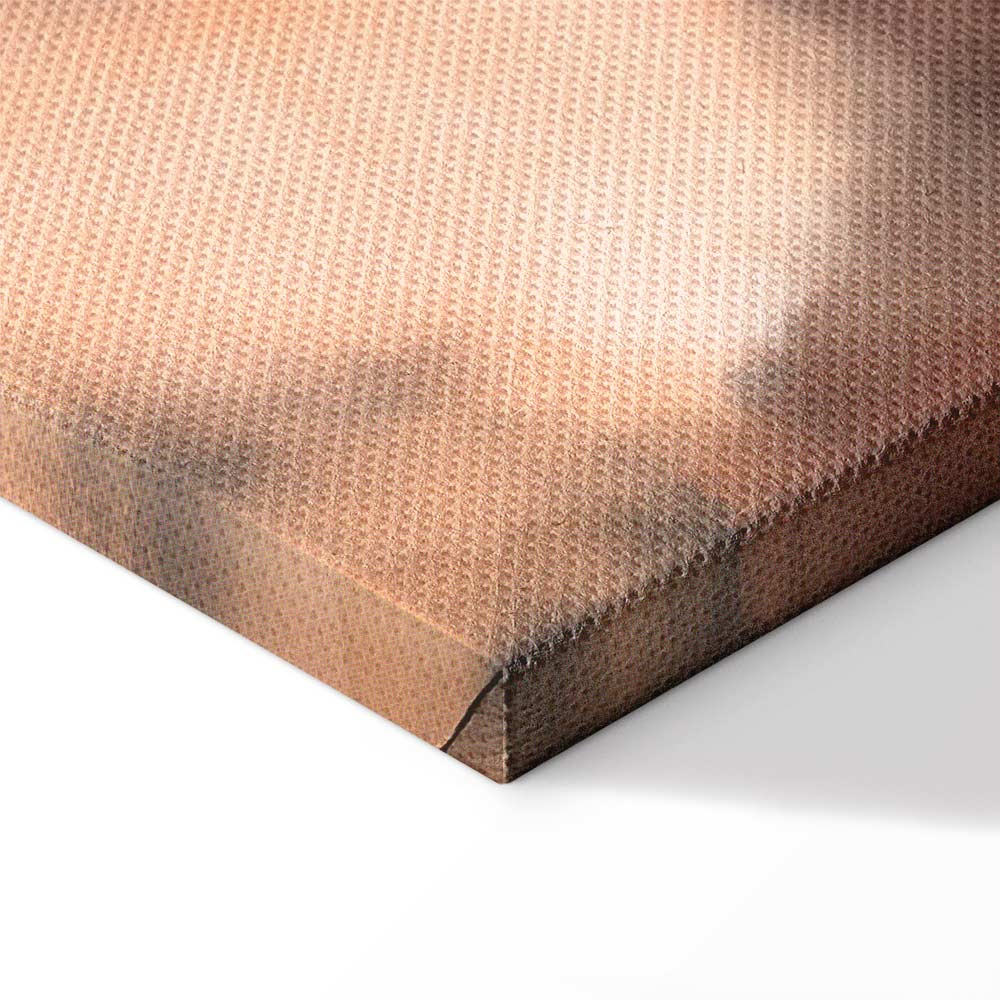 Canvas Print Abstract Wave in Turquoise and Copper - Image 13