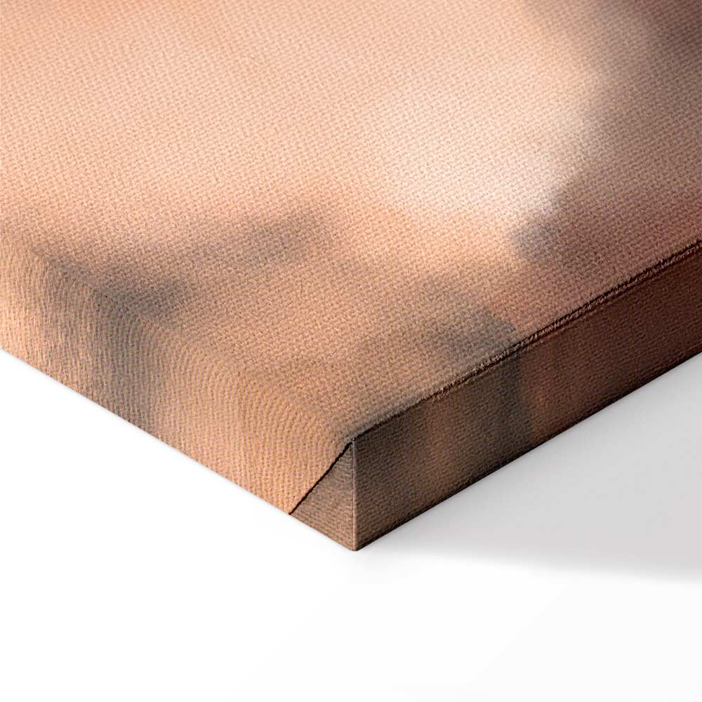 Canvas Print Abstract Wave in Turquoise and Copper - Image 12