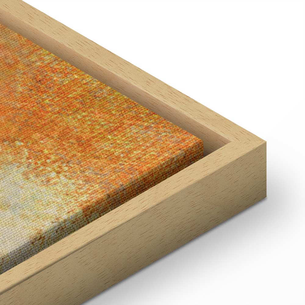 Canvas Print Abstract in Gold and Burgundy - Image 25