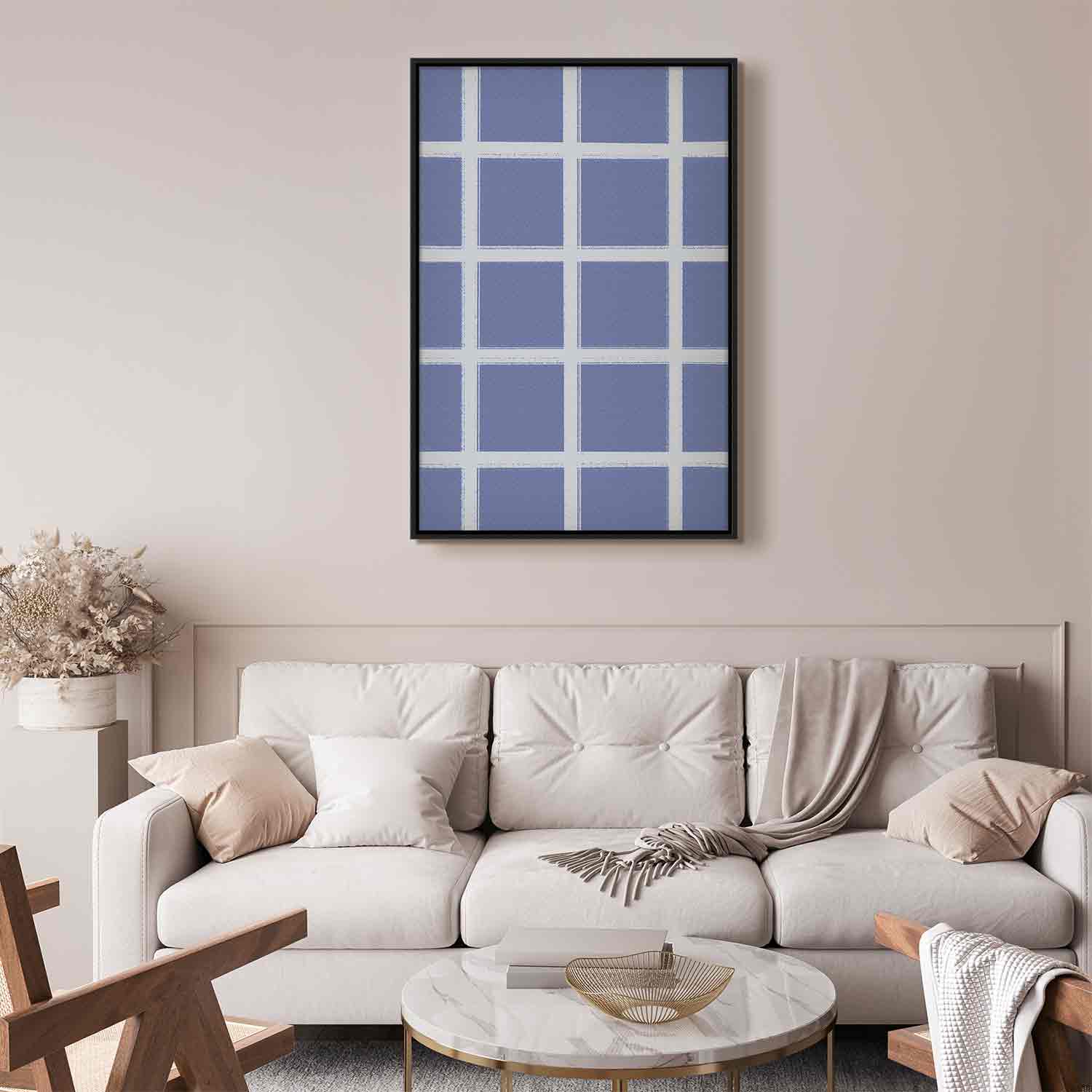 Canvas Print Lilac Geometry for the Wall - Image 16