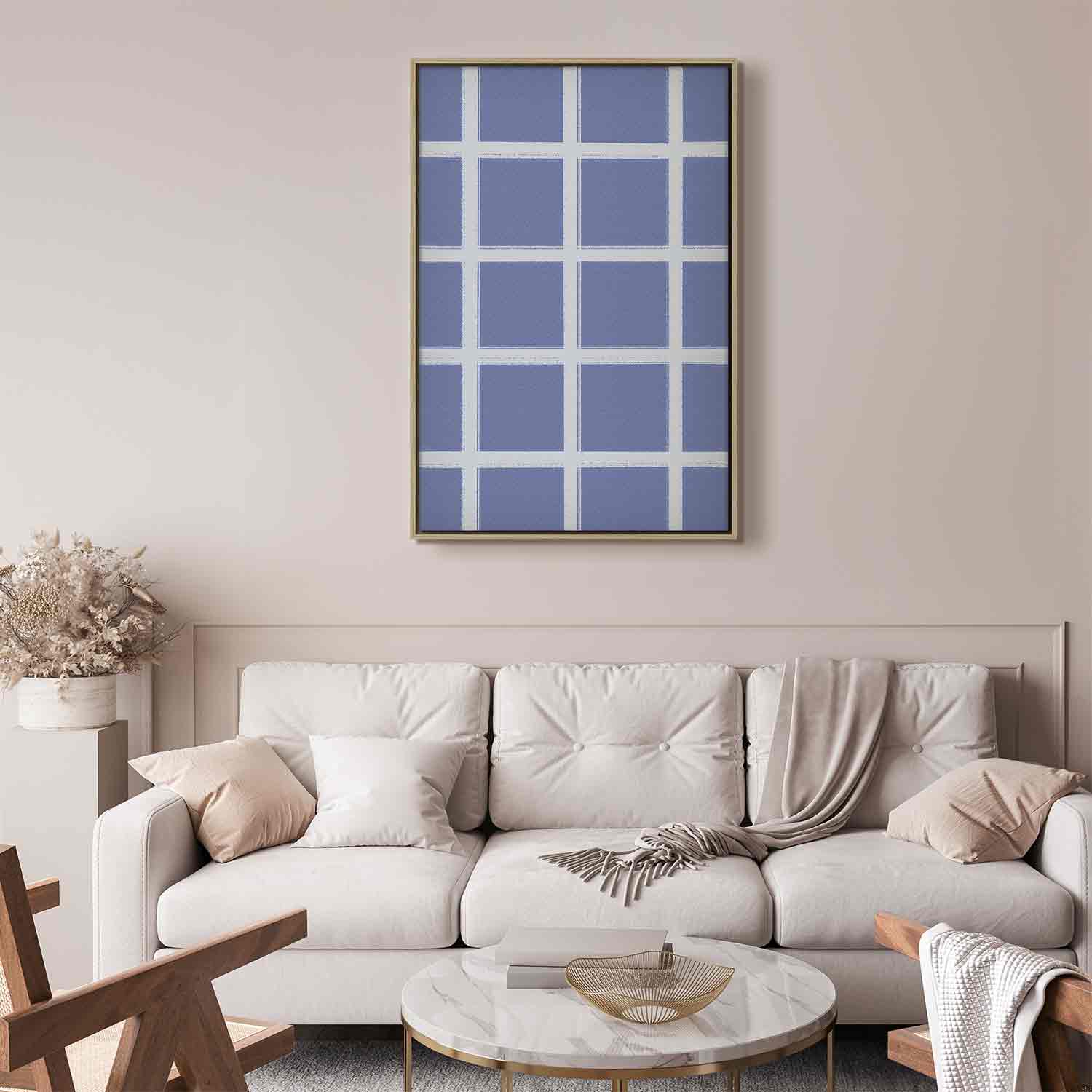 Canvas Print Lilac Geometry for the Wall - Image 22