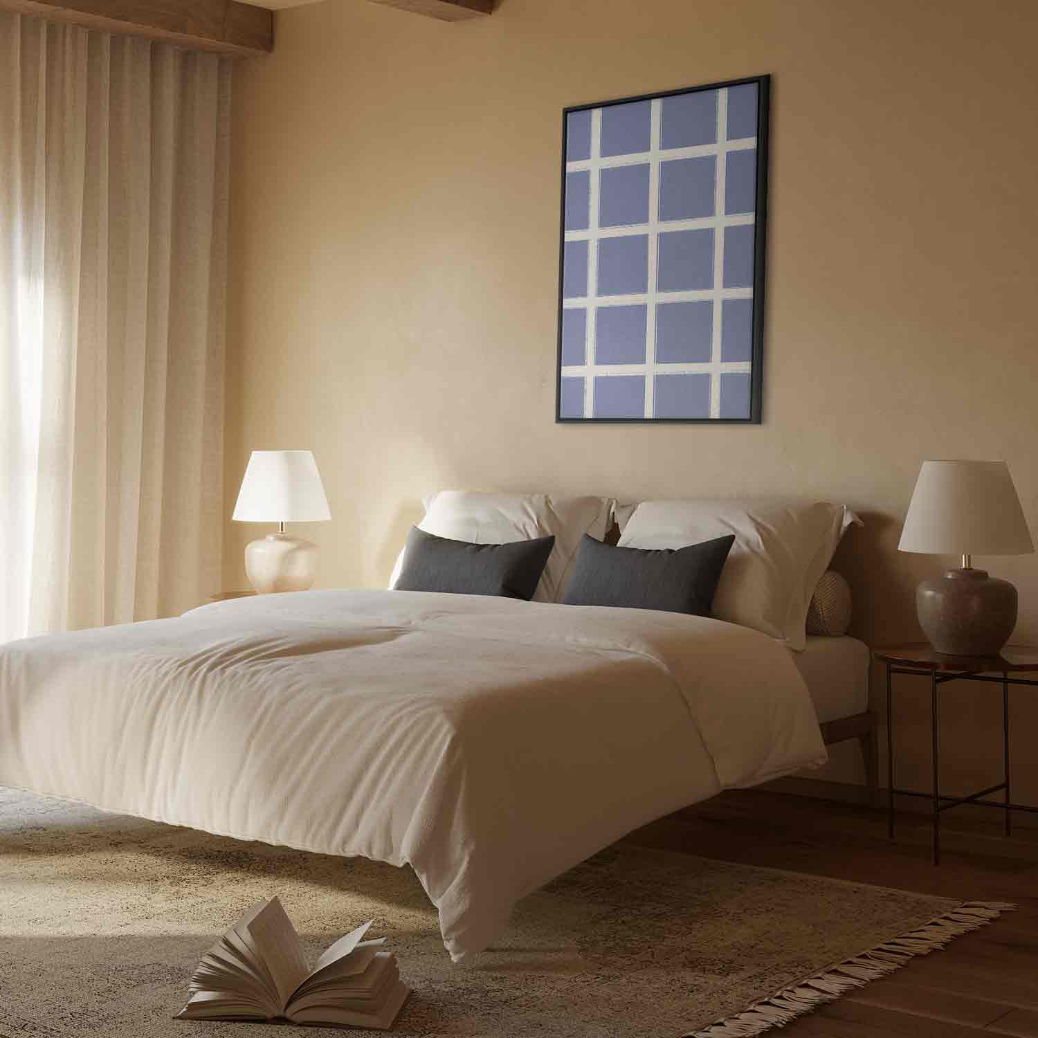 Canvas Print Lilac Geometry for the Wall - Image 17