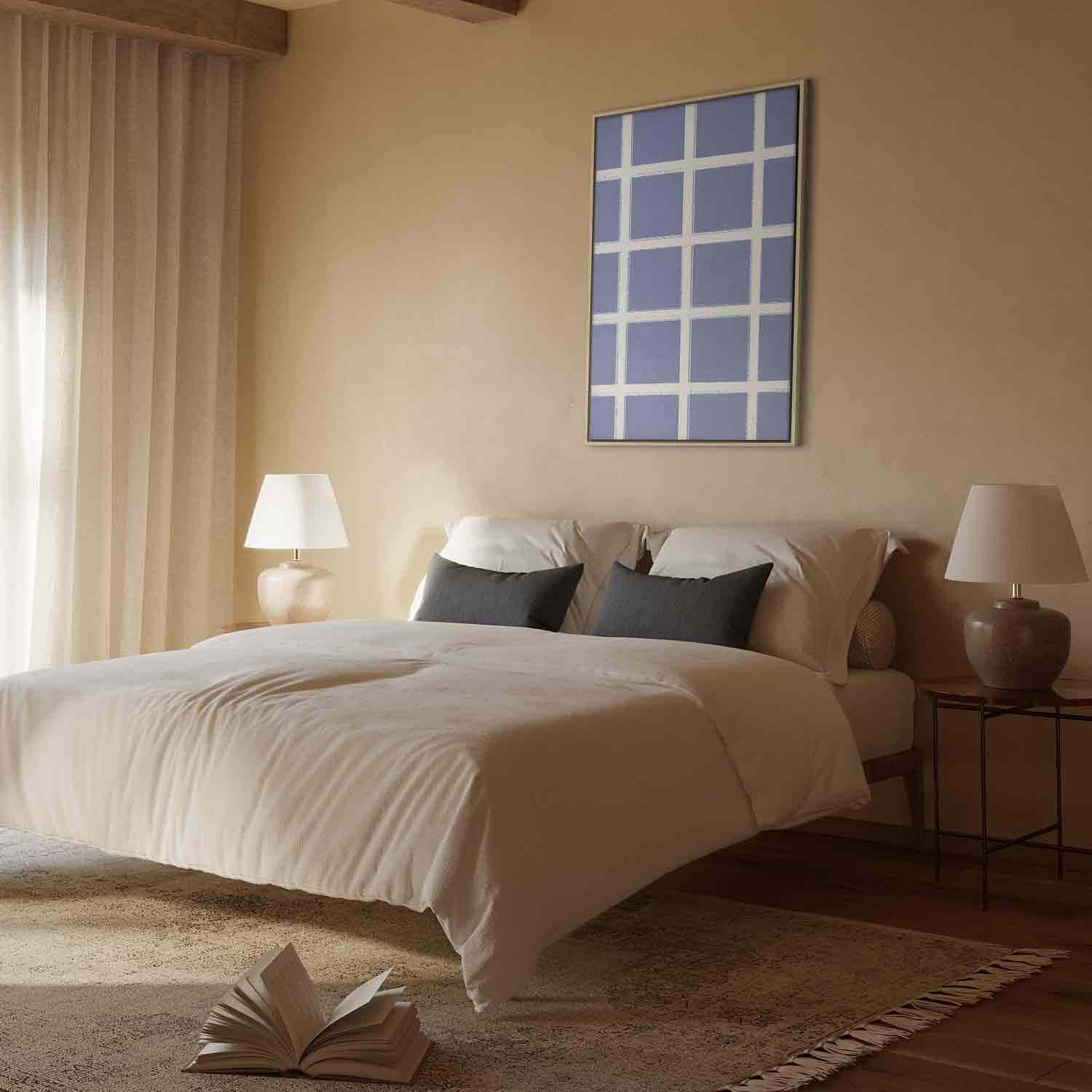 Canvas Print Lilac Geometry for the Wall - Image 23