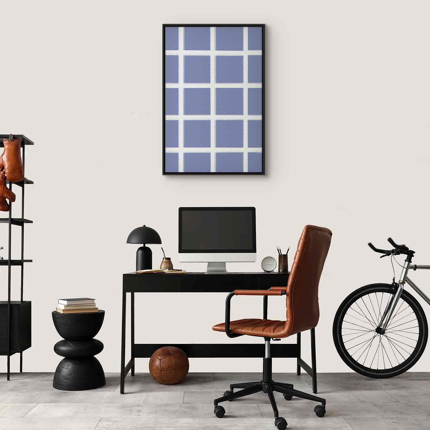 Canvas Print Lilac Geometry for the Wall - Image 18