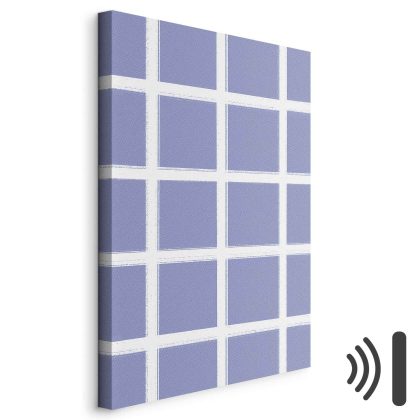 Canvas Print Lilac Geometry for the Wall