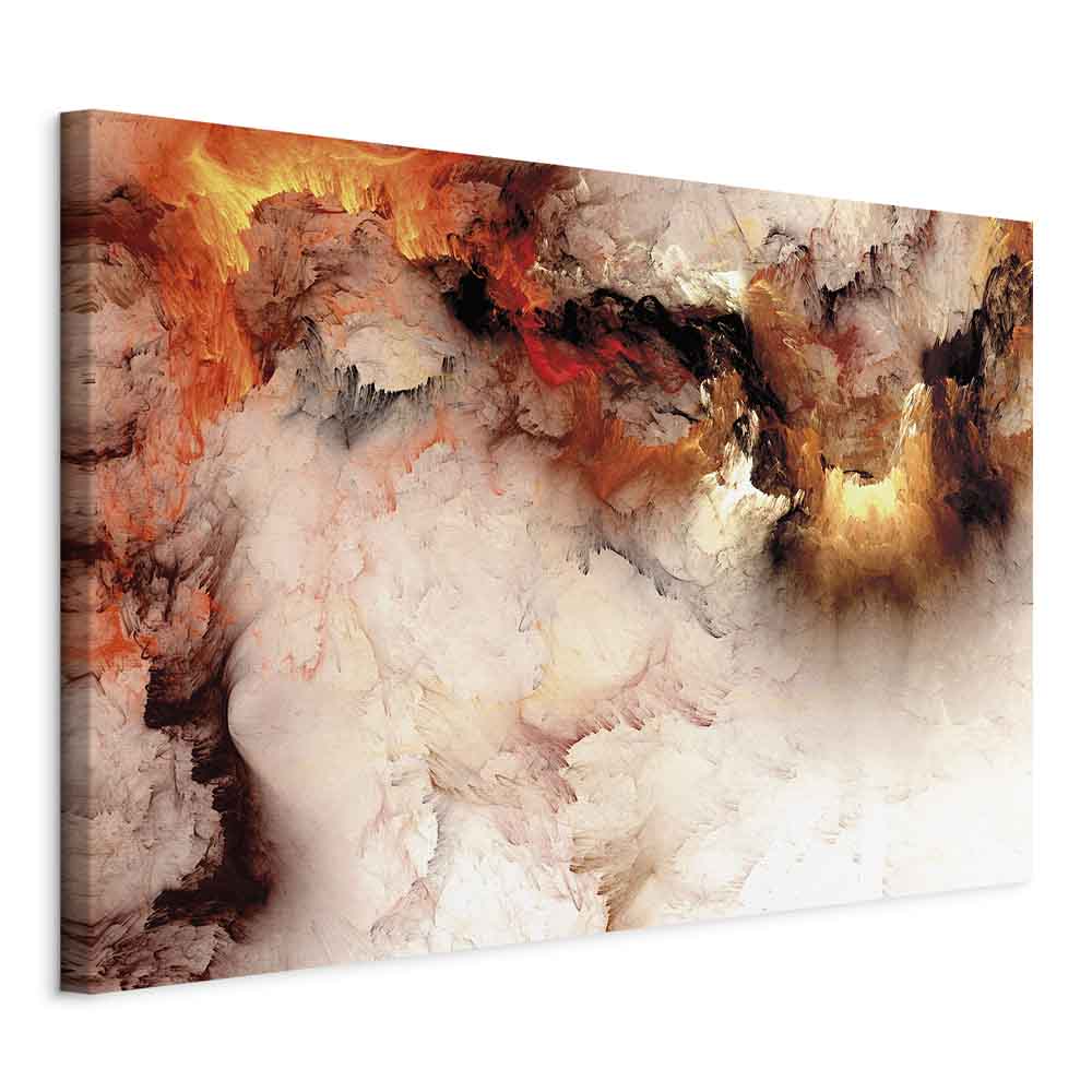Canvas Print Fiery Abstract in Light Tones - Image 11